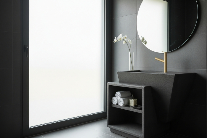 Chiuvetă de baie Black Lava [2]