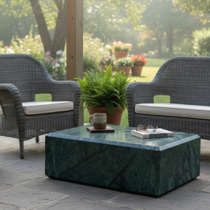 Măsuță de cafea din marmură Verde India [2]