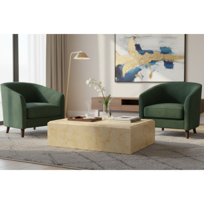 Măsuță de cafea din piatră naturală Travin [2]