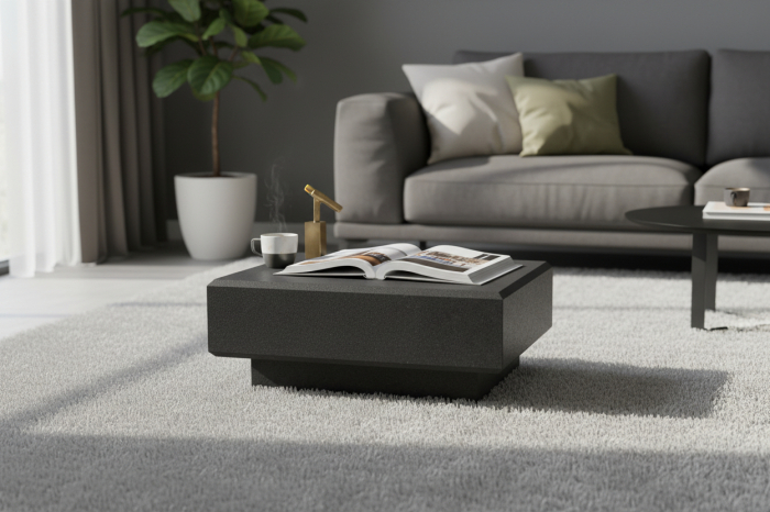 Măsuță de cafea din piatră naturală, marmure sau granit. [5]