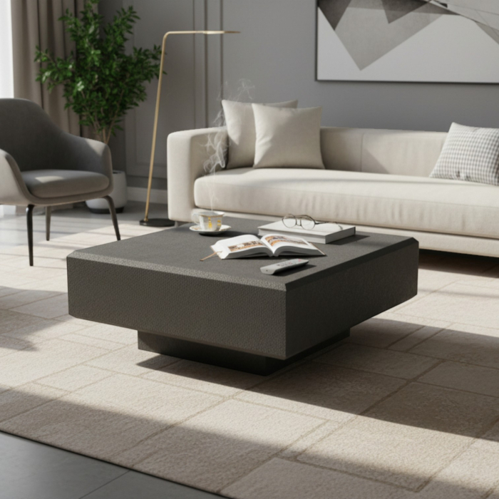 Măsuță de cafea din granit Nero India [2]