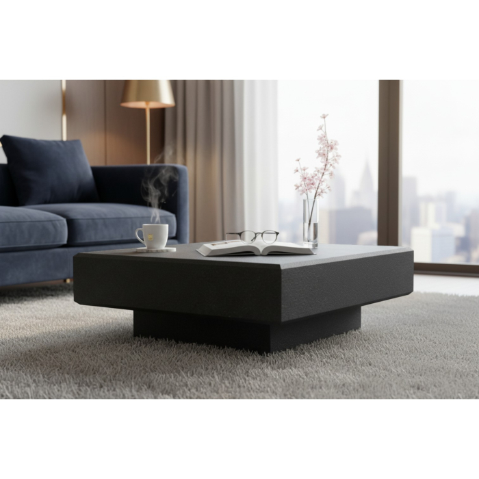 Măsuță de cafea din granit Nero India [5]