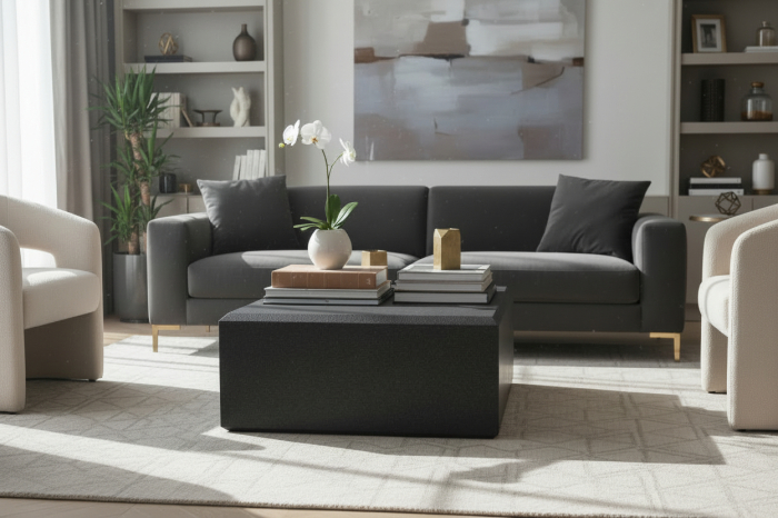 Măsuță de cafea din piatră naturală, marmure sau granit. [11]