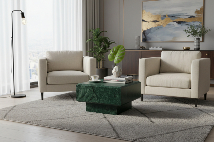 Măsuță de cafea din marmură Verde India [2]