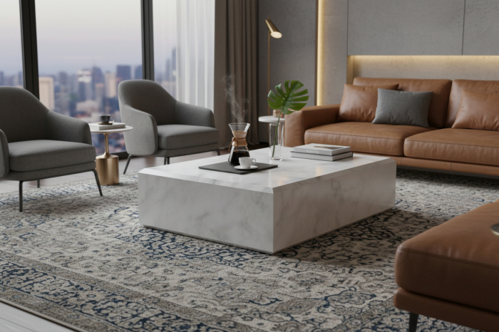 Măsuță de cafea din marmură Thassos [7]