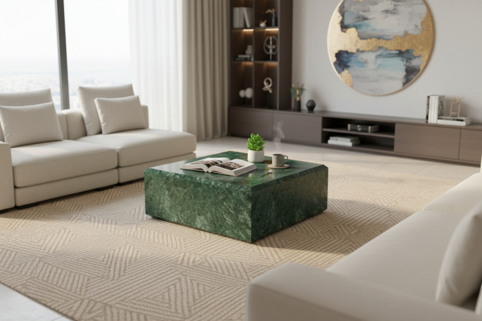 Măsuță de cafea din marmură Verde India [6]