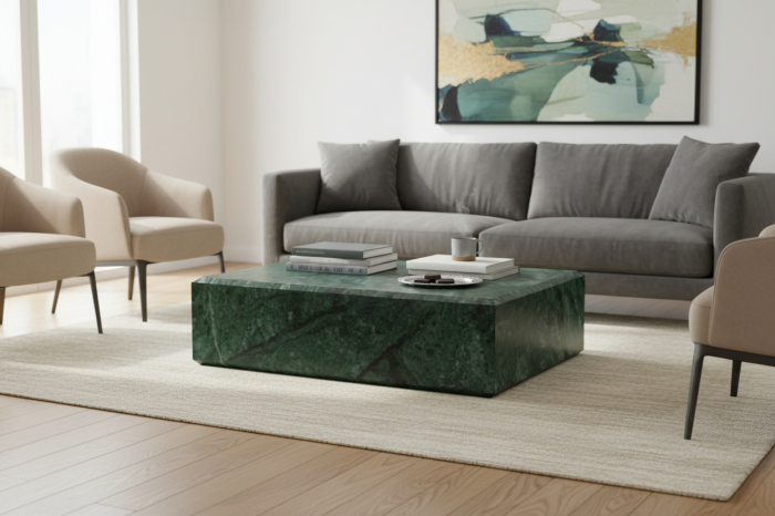 Măsuță de cafea din marmură Verde India [3]