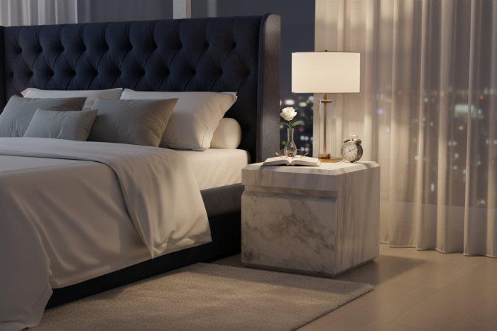 Noptieră din marmură Thassos [3]