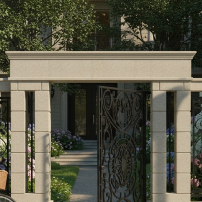 Panou grindă pentru stâlp de gard - Colecția OXFORD [2]