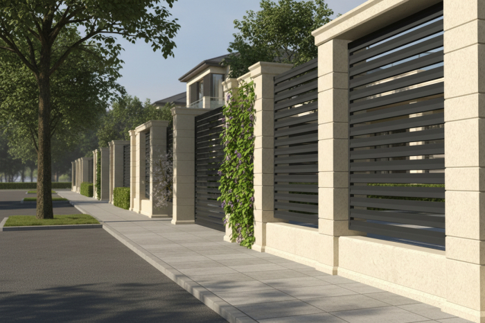 Panou plin pentru gard - Colecția LINEO [4]