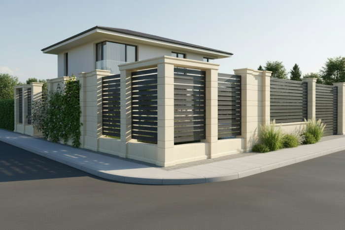 Panou plin pentru gard - Colecția LINEO [5]