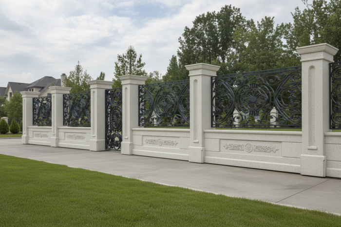 Plintă pentru soclu de gard - Colecția LOUIS [2]