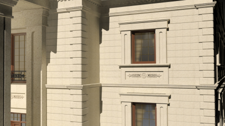 Ancadrament din piatră naturala pentru fereastră, colectia LOUIS [3]