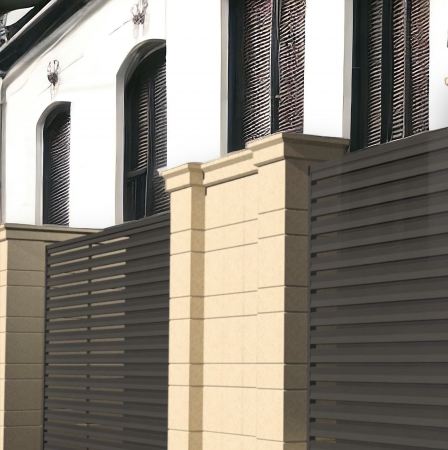 Capiteluri și capace de gard - Capac pentru panou ''orb'' de gard - Colecția LINEO