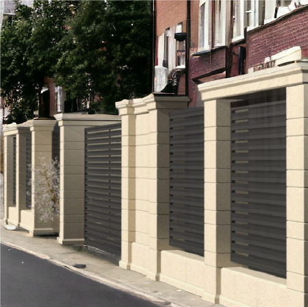 Capac pentru panou ''orb'' de gard - Colecția LINEO [7]