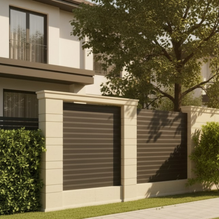 Capiteluri și capace de gard - Capac pentru panou ''orb'' de gard - Colecția LINEO