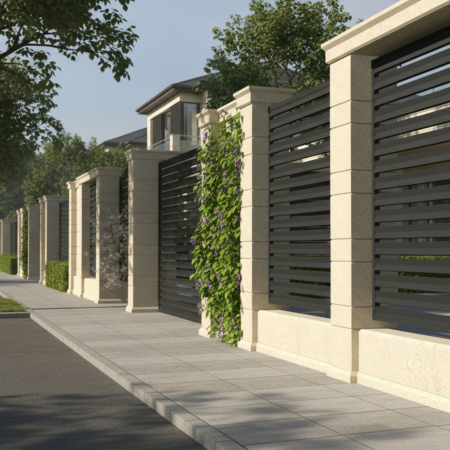 Panouri de gard - Element pentru soclu de gard- Colecția LINEO