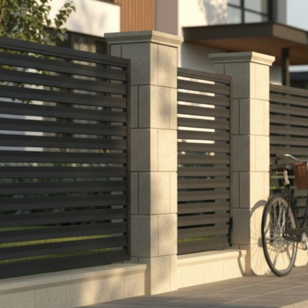 Stâlpi de gard - Element stâlp din piatră naturală - Colecția QADRA