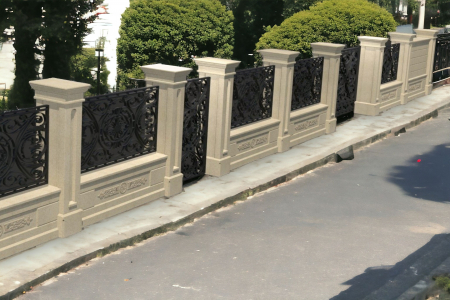 Panou grindă pentru stâlp de gard - Colecția LOUIS [10]