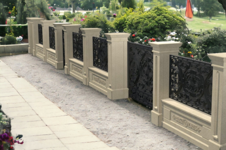 Panou grindă pentru stâlp de gard - Colecția LOUIS [5]