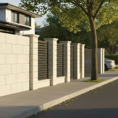 Garduri - Element stâlp din piatră naturală pentru poartă - Colecția PRIMAVERA