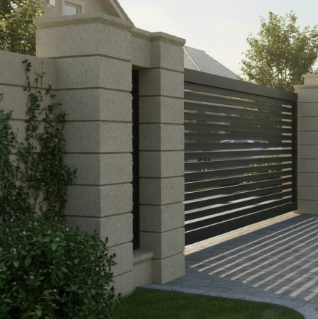 Stâlpi de gard - Element stâlp poartă ''STANDARD LINE''- Colecția PALMYRE