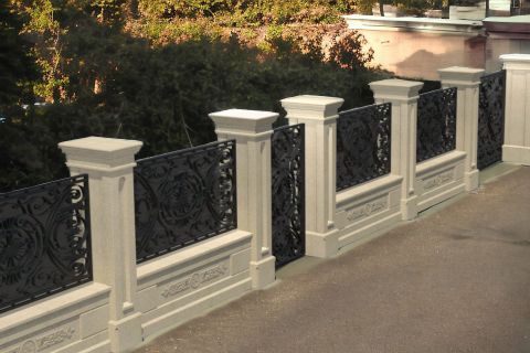 Element stâlp din piatră naturală pentru poartă - Colecția LOUIS [9]