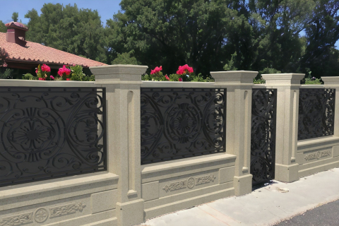 Element stâlp din piatră naturală pentru poartă - Colecția LOUIS [2]