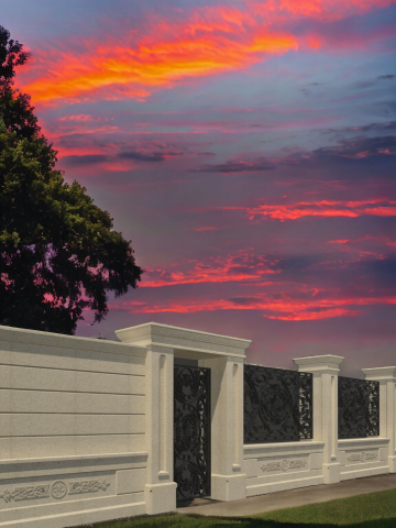 Element stâlp din piatră naturală pentru poartă - Colecția LOUIS [11]