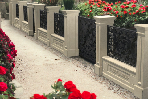 Element stâlp din piatră naturală pentru poartă - Colecția LOUIS [4]