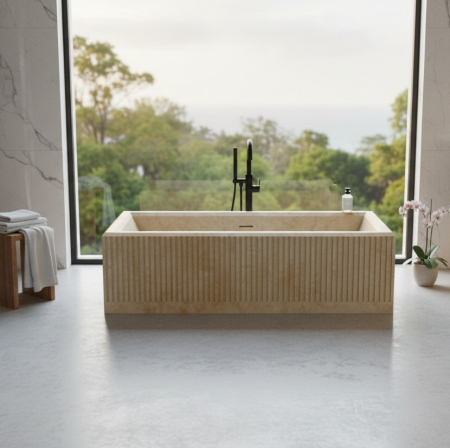 Căzi din piatră naturală - Cadă de baie Tao