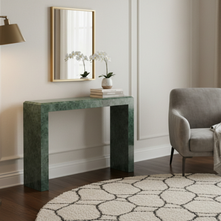 Mese dinning - Masă înaltă din marmură Verde India