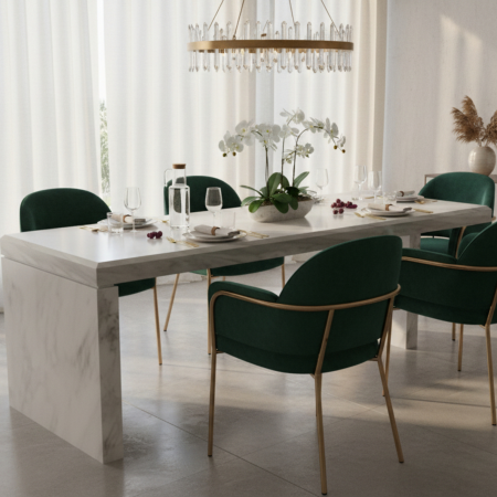 Mese dinning - Masă dining din marmură Thassos
