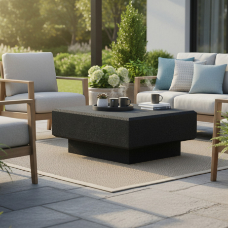 Măsuțe de cafea - Măsuță de cafea din granit Nero India