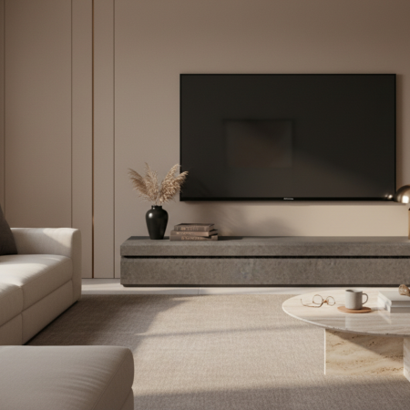 Mobilier - Comodă din granit Nero India pentru living