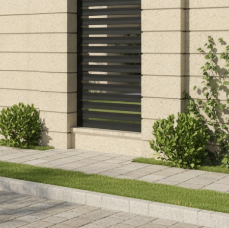 Panouri de gard - Panou pentru soclu de gard din piatră naturală - Colecția PALMYRE