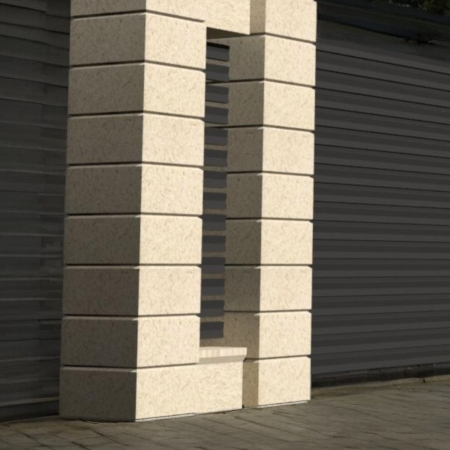 Garduri - Panou pentru soclu de gard din piatră naturală - Colecția PALMYRE