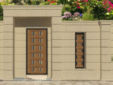 Colecții - Panou gard cu nișă, Colecția GEORGIO