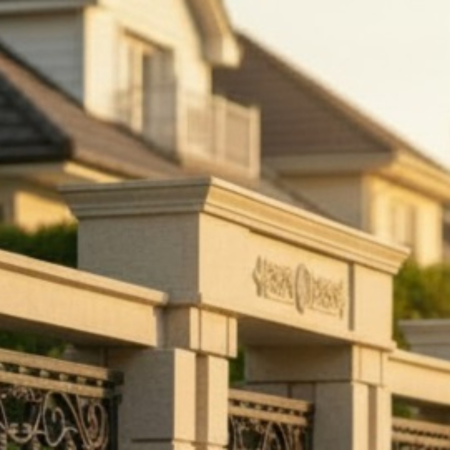 Panouri de gard - Panou grindă pentru stâlp de gard - Colecția EMPIRE