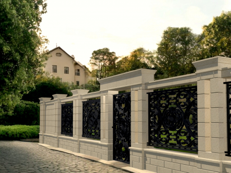 Panou grindă pentru stâlp de gard - Colecția OXFORD [1]