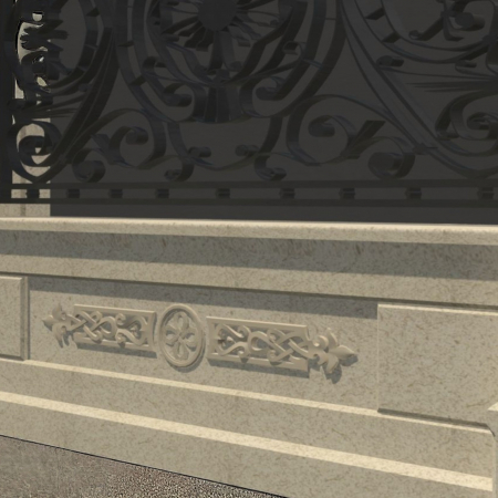 Capac pentru grinda de gard - Colecția LOUIS [1]