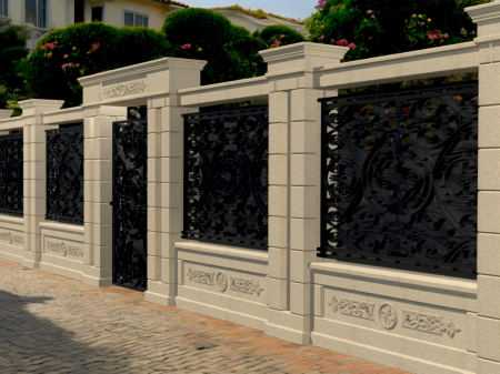 Panou grindă pentru stâlp de gard - Colecția EMPIRE [6]