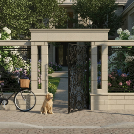 Panouri de gard - Panou grindă pentru stâlp de gard - Colecția OXFORD