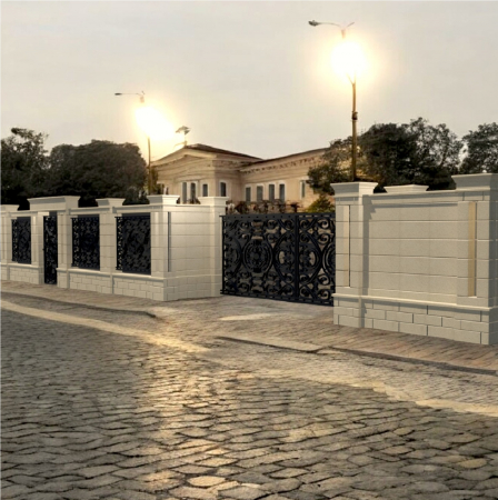 Panou plin pentru gard - Colecția OXFORD [0]