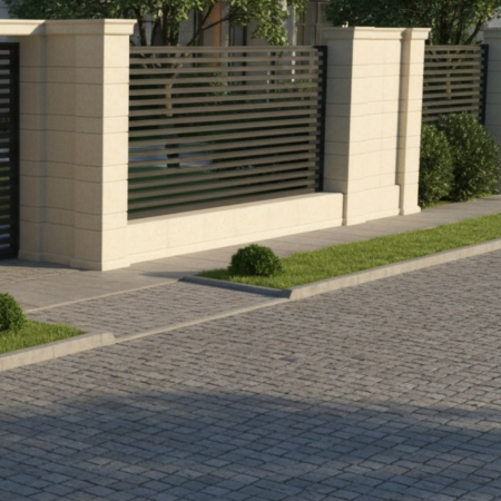 Panouri de gard - Panou plin pentru gard - Colecția LINEO