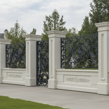 Accesorii - Plintă pentru soclu de gard - Colecția LOUIS