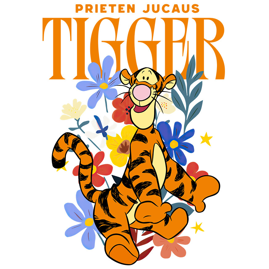 Sticker Personalizat - Sticker Cu Tigger, Pooh și Piglet – Prietenie Adevarata Adeziv, Vinyl,  cu Margini Albe, PVC Vinyl