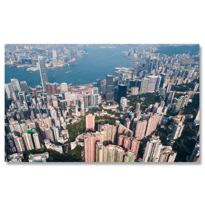 Oraș - Tablou Canvas Peisaj Urban Hong Kong, architecture, Hong Kong, peisaj, ora 2391 40x25CM