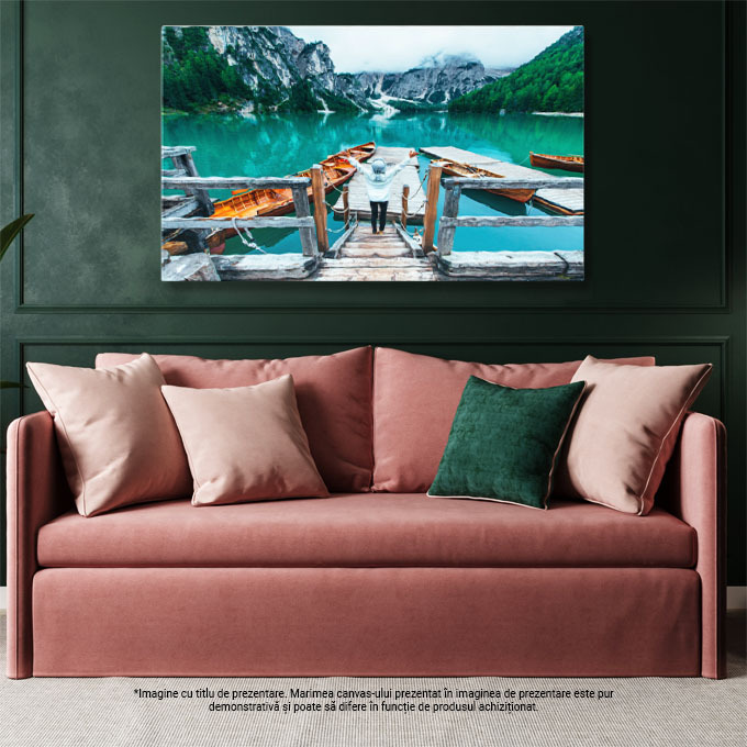 Tablou Canvas Povestea Muntelui: Fericire in Natura, Aventura, Descoperire, Inspiratie, Calatorie 3165 40x25CM [2]