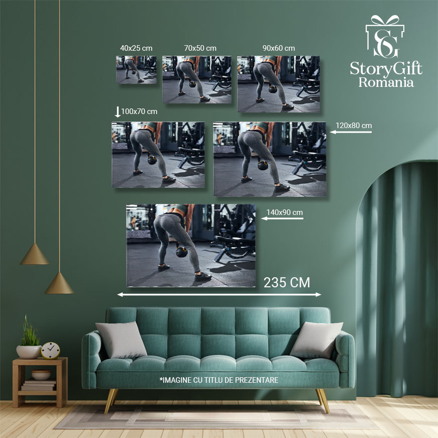 Tablou Canvas: Exercitii de Forta in Aer Liber 40x25CM [4]